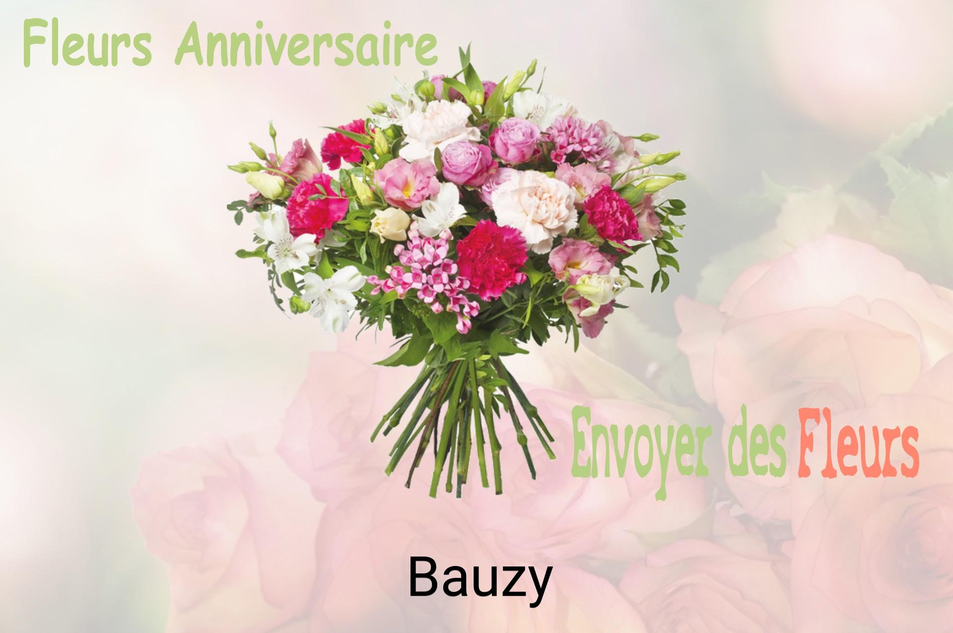 Bouquet de fleurs d’anniversaire livré à Bauzy